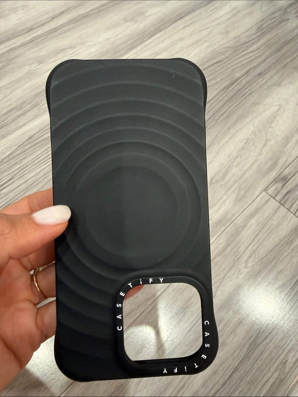 Casetify WaveGrip Protective Phone Case - Black iPhone 16 Pro